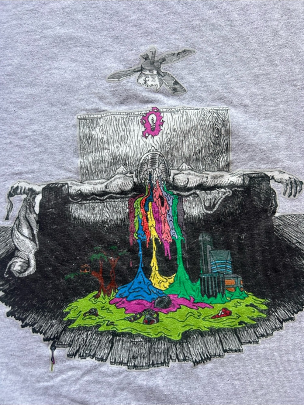 Light Gray Twenty One Pilots Self Titles Graphic Tshirt - Picture 2 of 3